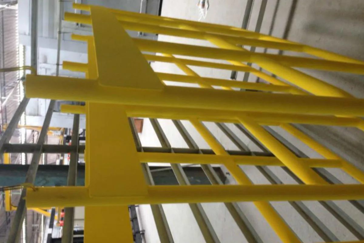 Powder coated architectural railings by Bisco India